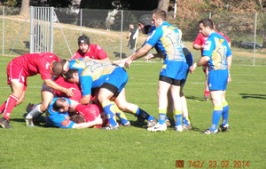 ça a coincé à BEZIERS RIQUET .....