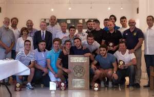 Les juniors Fêtés en mairie ...