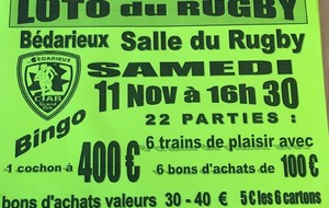 loto samedi 11 novembre...