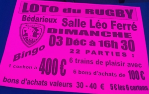 loto dimanche 3 décembre ....