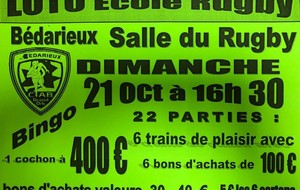 LOTO ECOLE DE RUGBY ....