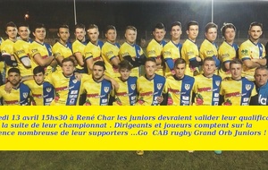 les juniors sur le pont ...