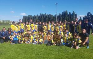 Lécole de rugby ...gagne à Pézilla (66)