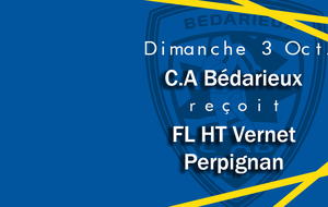 CA Bédarieux - FL HT Vernet Perpignan 