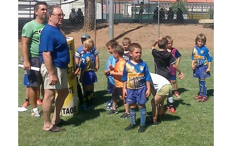 Ecole de rugby : Chaud..chaud...  chaud ... l'entrainement !