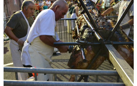 Boeuf à la broche ...