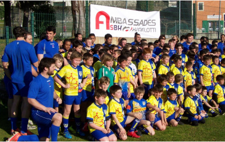 l'Ecole de rugby a la fête ...