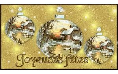 Joyeuses Fêtes de fin d'année .....