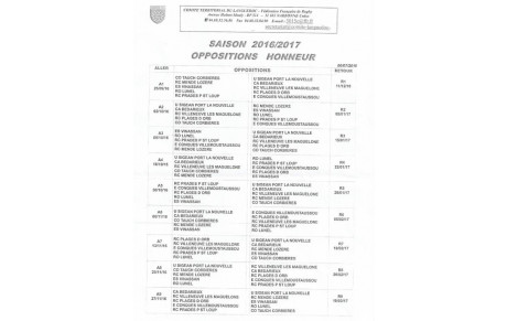 La poule honneur est connue ...