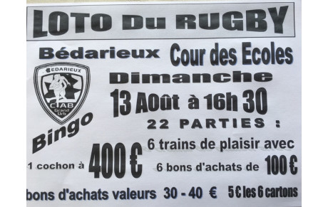 Loto dimanche 13 aout .....