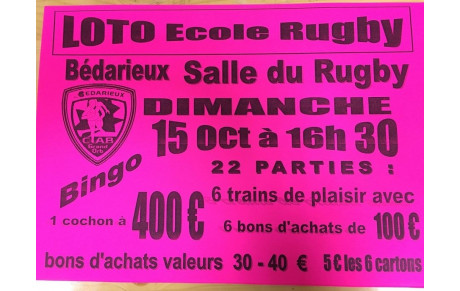 loto ecole de rugby ....