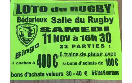 loto samedi 11 novembre...