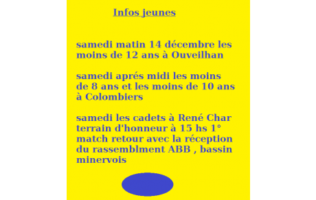infos jeunes ...